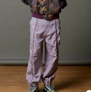 Futuristic Satin parachute pants NEW